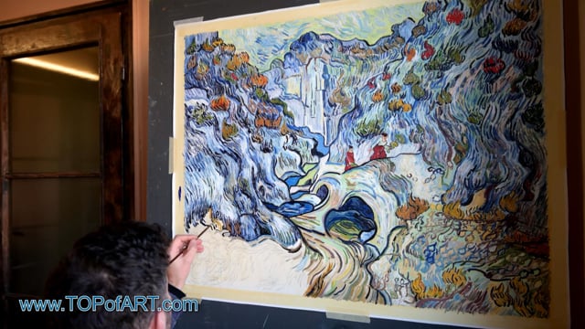 van Gogh | The Ravine | Painting Reproduction Video by TOPofART