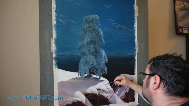 Shishkin | In der Wildnis des Nordens | Gemälde Reproduktion Video von TOPofART