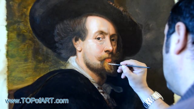 Peter Paul Rubens | Self Portrait | Painting Reproduction Video by TOPofART