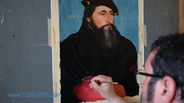 Holbein | Portrait of Duke Antony the Good of Lorraine | Painting Reproduction Video by TOPofART