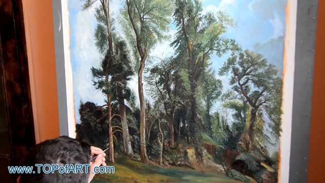 Recreating Constable: A Video Journey into Museum-Quality Reproductions by TOPofART