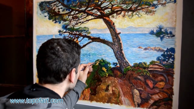 Recreating Rysselberghe: A Video Journey into Museum-Quality Reproductions by TOPofART