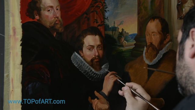 Rubens - The Four Philosophers (Giusto Lipsius and His Pupils): A Masterpiece Recreated by TOPofART.com