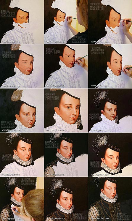 Portrait of Francois Hercule de France by Francois Clouet - Painting Reproduction