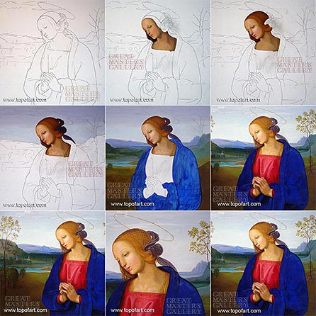 The Virgin by Perugino - Painting Reproduction