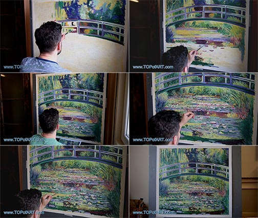 Symphony in Green by Claude Monet - Painting Reproduction